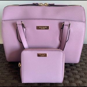 Kate Spade lanae handbag & matching darci wallet